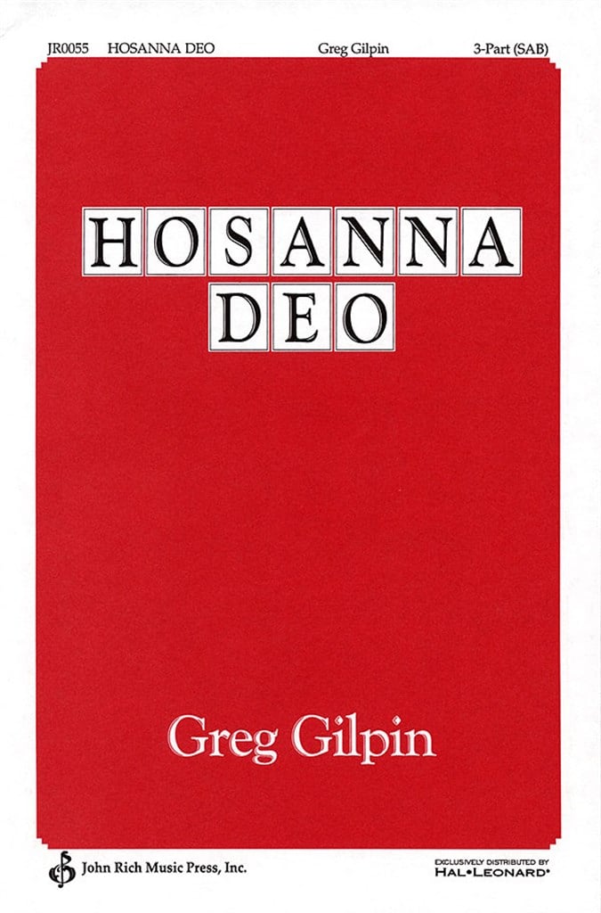 Hosanna Deo!